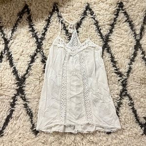 Cotton lace nightgown